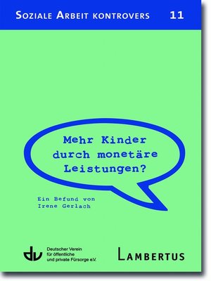 cover image of Mehr Kinder durch monetäre Leistungen?